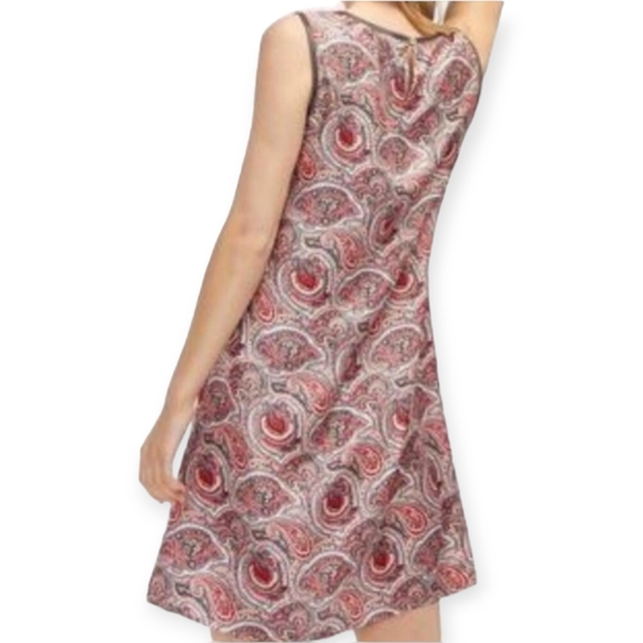 Massimo Dutti Women's Paisley Dress 100% Silk size 10 - Picture 2 of 8